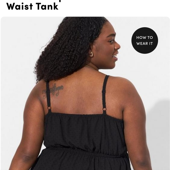 Torrid Black chiffon ruffle dot top 4x - Picture 3 of 8